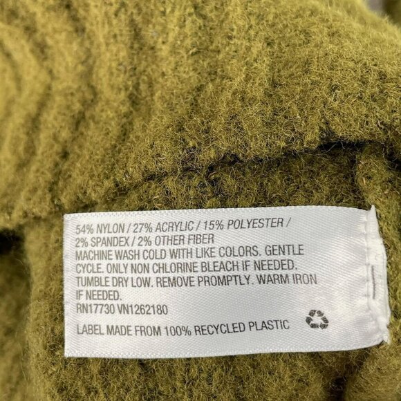 Universal Thread Sweater Womens S Green Knit Ribbed Turtle Neck Pullover Stretch - Picture 9 of 12